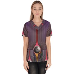 Tame Impala Women s V-neck Scrub Top by milliahood