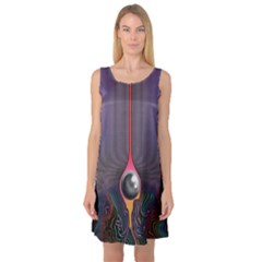 Tame Impala Sleeveless Satin Nightdress by milliahood