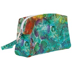 Underwater Summer Wristlet Pouch Bag (large) by arwwearableart