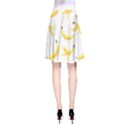 Yellow Banana and peels pattern with polygon retro style A-Line Skirt View2