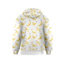 Yellow Banana and peels pattern with polygon retro style Kids  Pullover Hoodie View2