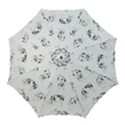 Pigs Handrawn Black And White Square13k Black Pattern Skull Bats Vintage K Golf Umbrellas View1