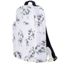 Pigs Handrawn Black And White Square13k Black Pattern Skull Bats Vintage K Double Compartment Backpack View1