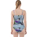 Cute Fairy Dancing On A Piano Cut Out Top Tankini Set View2