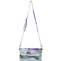 Cute Fairy Dancing On A Piano Mini Crossbody Handbag by FantasyWorld7