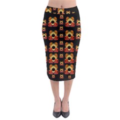 Sweets And  Candy As Decorative Midi Pencil Skirt by pepitasart