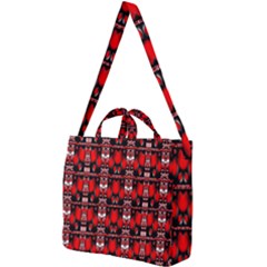 Hearts 2 Square Shoulder Tote Bag