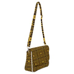 Leopard Stylise Shoulder Bag With Back Zipper by ArtworkByPatrick