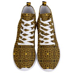 Leopard Stylise Men s Lightweight High Top Sneakers by ArtworkByPatrick