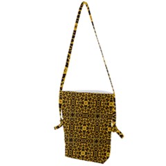 Leopard Stylise Folding Shoulder Bag by ArtworkByPatrick