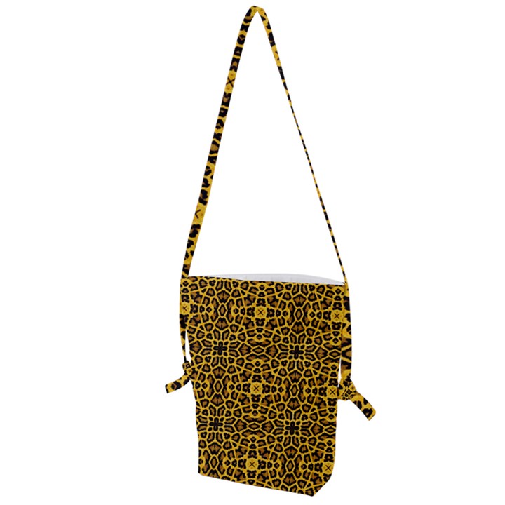 Leopard Stylise Folding Shoulder Bag