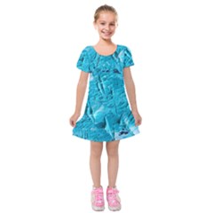 Aubree Kids  Short Sleeve Velvet Dress