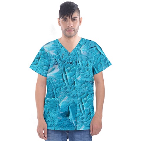 Aubree Men s V-neck Scrub Top by WILLBIRDWELL