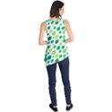 Leaves Green Modern Pattern Naive retro leaf organic Sleeveless Tunic View2