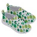 Leaves Green Modern Pattern Naive retro leaf organic Running Shoes View3