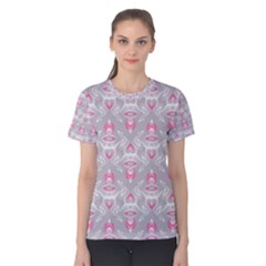 Seamless Pattern Background Women s Cotton Tee