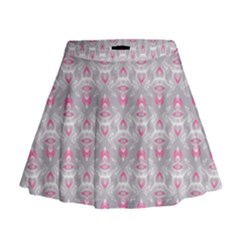 Seamless Pattern Background Mini Flare Skirt