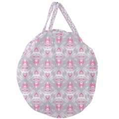 Seamless Pattern Background Giant Round Zipper Tote