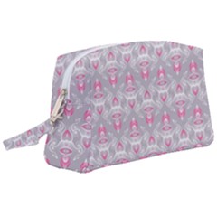 Seamless Pattern Background Wristlet Pouch Bag (large)