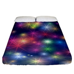 Abstract Background Graphic Space Fitted Sheet (king Size)