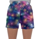 Abstract Background Graphic Space Sleepwear Shorts View1