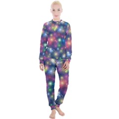 Abstract Background Graphic Space Women s Lounge Set