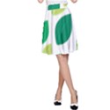 Leaves Green Modern Pattern Naive retro leaf organic A-Line Skirt View1