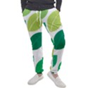 Leaves Green Modern Pattern Naive retro leaf organic Men s Jogger Sweatpants View1