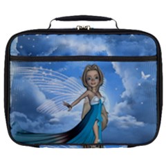 Cute Fairy In The Sky Full Print Lunch Bag by FantasyWorld7