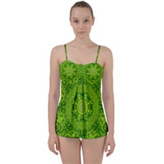 Spring Flower Joy Babydoll Tankini Set by pepitasart