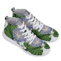 Blue Morning Glory -Vintage Men s Lightweight High Top Sneakers View3