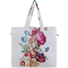 Les Fleurs Artificielles - Vintage Design Canvas Travel Bag by WensdaiAmbrose