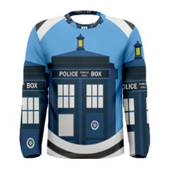 Doctor Who Tardis Men s Long Sleeve Tee by Sudhe