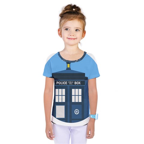 Doctor Who Tardis Kids  One Piece Tee by Sudhe