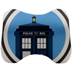 Doctor Who Tardis Head Support Cushion by Sudhe