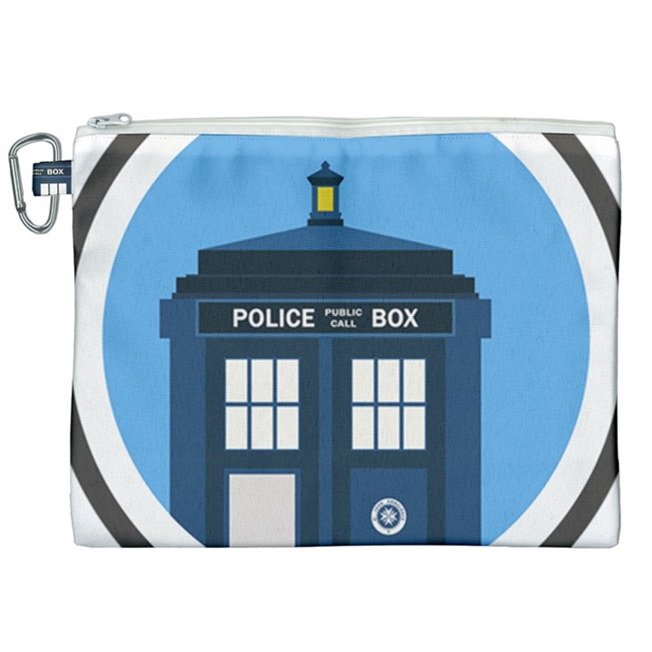 Doctor Who Tardis Canvas Cosmetic Bag (XXL)