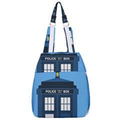 Doctor Who Tardis Center Zip Backpack by Sudhe