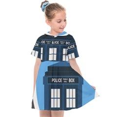 Doctor Who Tardis Kids  Sailor Dress by Sudhe