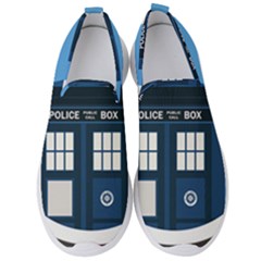 Doctor Who Tardis Men s Slip On Sneakers by Sudhe