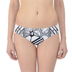 Bad Wolf Tardis Art Drawing Doctor Who Hipster Bikini Bottoms by Sudhe