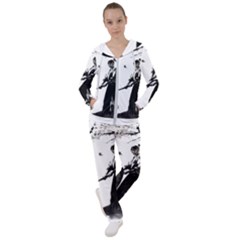 Japan Samurai Drawing   Warrior Women s Tracksuit by Sudhe