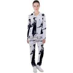 Japan Samurai Drawing   Warrior Casual Jacket And Pants Set by Sudhe