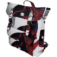 Yin And Yang Chinese Dragon Buckle Up Backpack by Sudhe