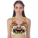 Bali Barong Mask Euclidean Vector Chiefs Face Sports Bra View1