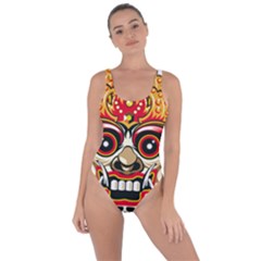 Bali Barong Mask Euclidean Vector Chiefs Face Bring Sexy Back Swimsuit by Sudhe