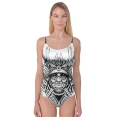 Drawing Samurai Tattoo Sketch Japanese Samurai Camisole Leotard  by Sudhe