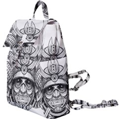 Drawing Samurai Tattoo Sketch Japanese Samurai Buckle Everyday Backpack by Sudhe