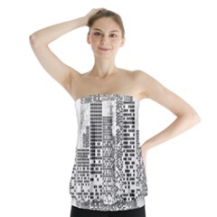 Division A Collection Of Science Fiction Fairytale Strapless Top by Sudhe