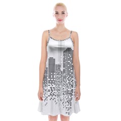 Division A Collection Of Science Fiction Fairytale Spaghetti Strap Velvet Dress