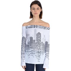 Division A Collection Of Science Fiction Fairytale Off Shoulder Long Sleeve Top by Sudhe